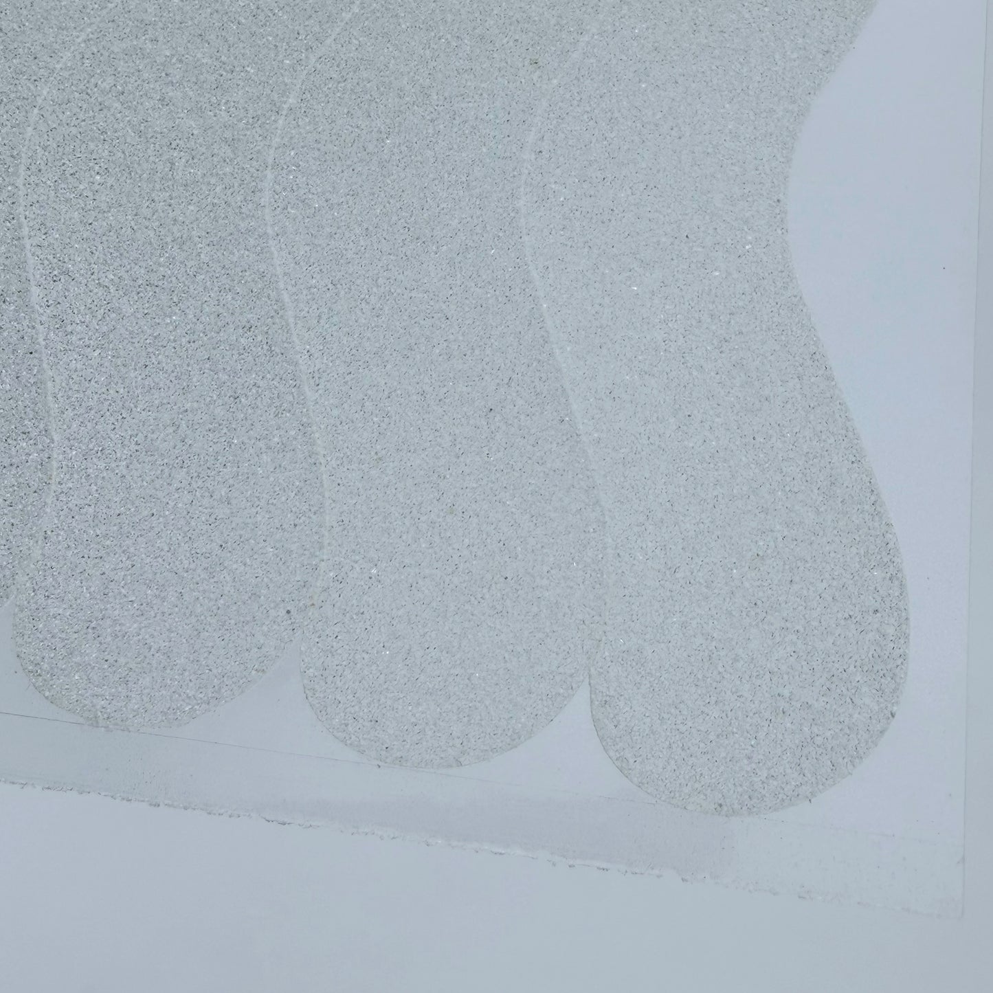 S&X Clear Anti-Slip Shower Strips - 24-Pack, 0.8” x 8” Wave, Non-Slip Traction for Bathtubs & Showers